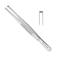 Tissue Forceps 4x5 Teeth 5 1/2"