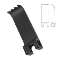 McCulloch Retractor Serrated Blade Narrow 20x50mm Depth Titanium