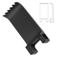 McCulloch Retractor Serrated Blade Wide 27x50mm Depth Titanium