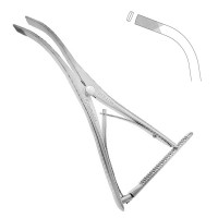 Saxena Style Retractor 10" Serrated End Calibrated Ratchet