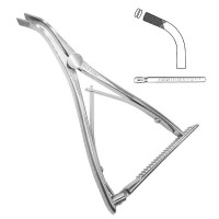 Saxena Style Retractor 6 1/2" Serrated End Calibrated Ratchet