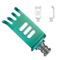 CCR Blade 4 Teeth Medial Lateral 19x40mm Depth Fenestrated Titanium