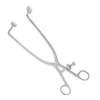 Deep Gelpi Retractor 10 1/2" 90 Degree Angle 2" 4 Sharp Prongs Speedlock