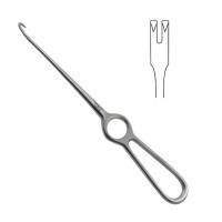 Volkman Retractor Hollow Handle 8 1/2" Two Sharp Prongs