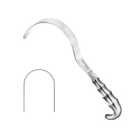 Deaver Retractor Hollow Grip Handle 13" x 1"