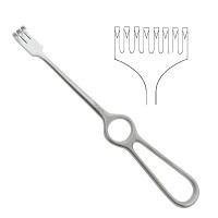 Volkmann Retractor 8 1/2" 8 Sharp Prongs