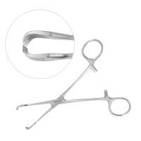 Lahey Vulsellum Forceps 3x3 Teeth 6 1/4"