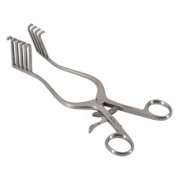 Adson Retractor 7 1/2" Angled Blunt 5x4 Prong