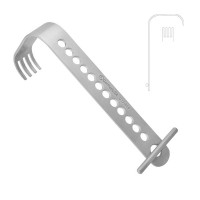 Hip Retractor Blade 3" Depth T-Handle