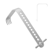 Hip Retractor Blade 4" Depth T-Handle