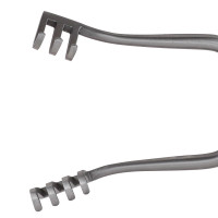 Weitlaner Retractor 3x4 Teeth 5 1/2" Blunt