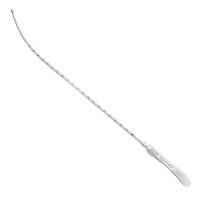 Sims Uterine Sound Silver Plated 12 1/2" Graduated In Inches
