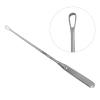 Sims Uterine Curette Sharp Malleable Shaft 11" Size 1