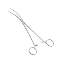 Kelly Vulsellum Forceps Curved Sideways 4x5 Teeth 7.7mm Wide Size 9 1/4"