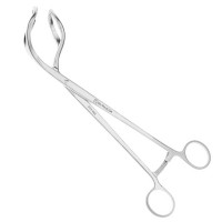 Somer Uterine Elevating Forceps Curved Jaws Size 9"