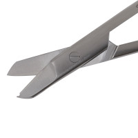 Wire Cutting Scissors 6 1/4" Max 0.035 (0.9mm) With Notch - Tungsten Carbide