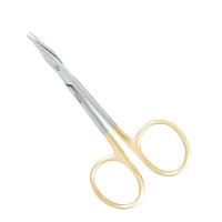 Gradle Scissors 3 3/4" Slightly Curved Tungsten Carbide