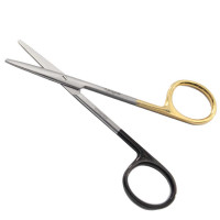 Strabismus Scissors 4 1/4" Straight Tungsten Carbide Super Sharp