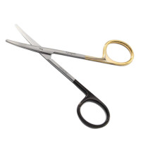 Strabismus Scissors 4 1/4" Curved Tungsten Carbide Super Sharp