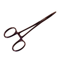 Olsen Hegar Needle Holder Scissors Combination 4 3/4" Serrated Tungsten Carbide - Purple Coated