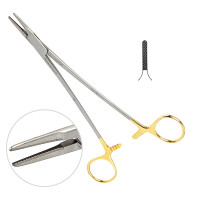 Ryder Needle Holder 7" French Eye - Tungsten Carbide