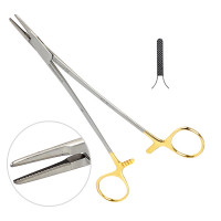 Ryder Needle Holder 9" French Eye - Tungsten Carbide