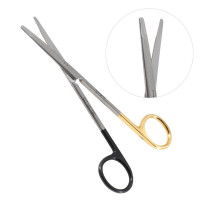 Ragnell Kilner Dissecting Scissors  Straight  7"  Tungsten Carbide - Super Sharp Gold Handles