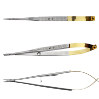 Castroviejo Needle Holder 18cm Straight Serrated