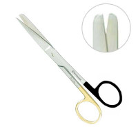 Operating Scissors Blunt Blunt Curved 5" - Super Sharp Tungsten Carbide