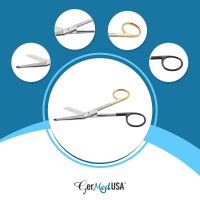 Lister Bandage Scissors 3 1/2" Super Sharp  - Tungsten Carbide