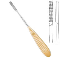 Rasp #3 Single Ended 8 1/2" Straight Downcutting Fine Grit Serrated Tungsten Carbide