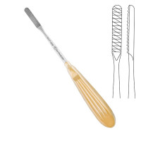 Rasp #8 Single Ended 8 1/2" Straight Downcutting Very Coarse Grit Serrated Tungsten Carbide