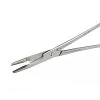 Olsen Hegar Needle Holder Scissors Combination 6 1/2" Serrated - Tungsten Carbide