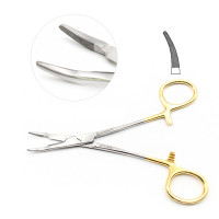 Olsen-Hegar Combined Needle Holders and Scissors 5 1/2" Serrated Tungsten Carbide,  Curved Tip