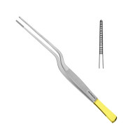 Cushing Forceps Serrated Bayonet Style 7 1/2" - Tungsten Carbide