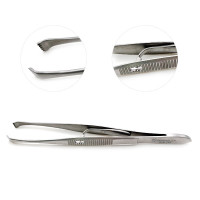 Von Graefe Fixation Forceps 4 3/8" Spring Catch Non Magnetic