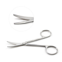 Strabismus Scissors Curved 4"