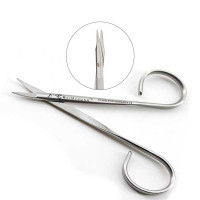 Eye Scissors Curved 4" - Sharp Tips