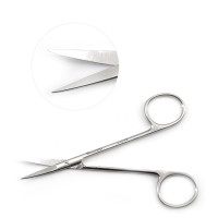 Iris Scissors Curved 4" - Sharp Tips