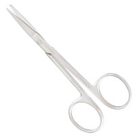Knapp Iris Scissors Curved  4" Blunt Blunt