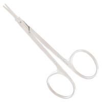Aebli Corneal Scissors 4"  Angled On Flat Right