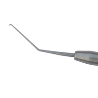 Sinskey Lens Manipulating 11.5cm" 0.25mm Blunt Tip Angular Hook Knurled Handle