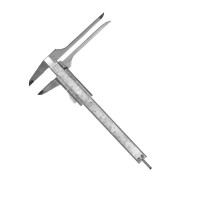 Caliper 9" with 90mm Long Blades Delicate Inch and mm Graduations Measures up To 5" (127mm)