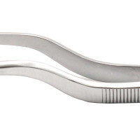 Jansen Bayonet Forceps Serrated 7 1/2"