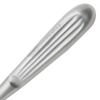 Brun Curette 8" Hollow Handle Angled Oval #5/0 (2.2mm)