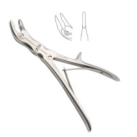 Echlin Rongeur (Duckbill) 9" Angular 2x15mm Bite