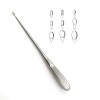 Hibbs Spratt Spinal Fusion Curette 9" Oval Cup Size 2/0 (2.8mm)
