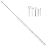 Buck Ear Curette 5 3/4" Angled Sharp Size 00 (1.5mm)