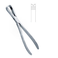 Langenbeck Bone Forceps 8 inch Teeth 2x...