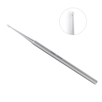 Soft Corn Spoon Knife 5" Solid Octagon Handle Curved Blade